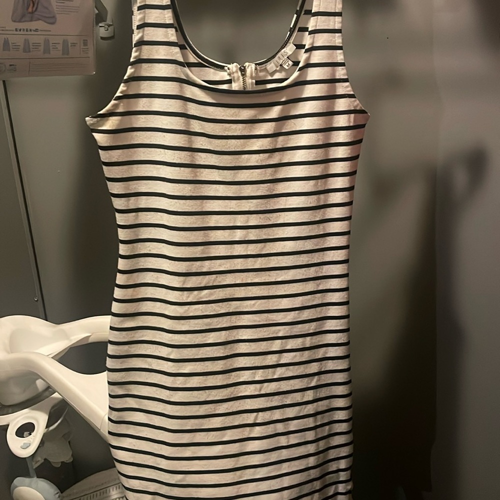 Black and white dress